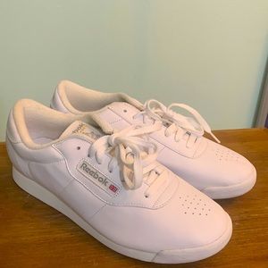 VTG Reebok Classic Freestyle Princess Low Womens 10 White Sneakers Shoes Unisex